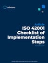 ISO 42001 Checklist of Implementation Steps
