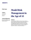 Model Risk Management in the Age of AI