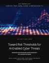 Toward Risk Thresholds for AI-Enabled Cyber Threats