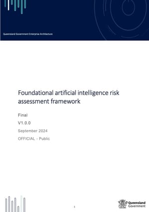 Foundational artificial intelligence risk assessment framework